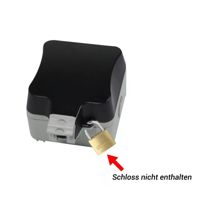 Synergy 21 contenitore per moduli Keystone da parete IP66 con foro per lucchetto, grigio chiaro (RAL 7035) - S216381