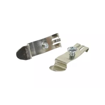 SYNERGY 21 morsetto per montaggio su guida DIN per Keystone, universale, a vite, metallo, 1 coppia (S216385)