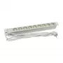 ALLNET accessorio 19 pollici ciabatta 9x prese (CEE7) su spina (CEE7) grigio chiaro Synergy 21