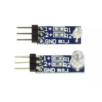 ALLNET 4duino modulo LED bicolore (rosso/verde) - LED digitale bicolore da 5mm per Arduino, Raspberry Pi