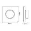 Miboxer Synergy 21 LED Mini Remote 2,4GHz Dual White CCT + dimmer (K1-B)