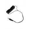 ALLNET batteria 1 pz. per batteria ricaricabile Li-Ion 18650 con connettore maschio 5,1x2,1 mm