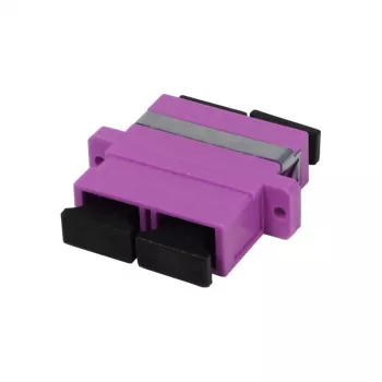 SYNERGY21 accoppiatore fibra ottica SC/SC multimodale duplex OM4 50/125µm PVC viola manicotto in ceramica