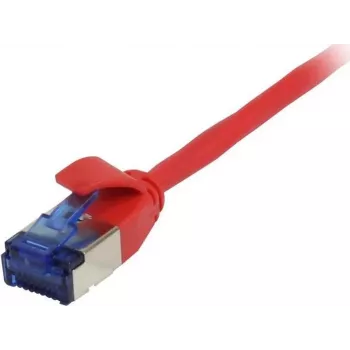 SYNERGY21 cavo patch RJ45, CAT6A 500MHz, 7,5m, rosso, U/FTP, Slimline rotondo d=3,8mm, TPE (Superflex), AWG32