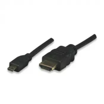 Cavo HDMI a Micro HDMI ALLNET 1m 4K/60Hz nero (ALL-HDMI-Micro-1m)