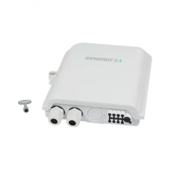 Contenitore a parete FTTH Synergy 21 IP65 2 ingressi / 8 uscite