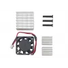 Set dissipatore ALLNET Rock Pi 4C+ (Rock4C+Heat-Set) - kit di raffreddamento passivo per Radxa Rock Pi 4C Plus