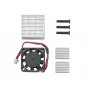 Set dissipatore ALLNET Rock Pi 4C+ (Rock4C+Heat-Set) - kit di raffreddamento passivo per Radxa Rock Pi 4C Plus