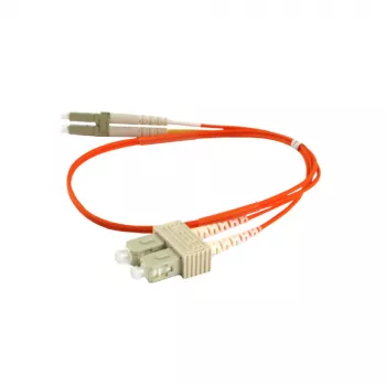 Cavo patch in fibra ottica SYNERGY21 0,5m OM2 LC-SC duplex arancione