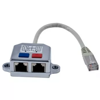 Cavo patch Synergy 21 S215235 CAT6a S/FTP LSZH 0,15 m grigio metallico RJ45