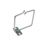 ALLNET ALL-S0001006 Staffa singola per cavi da 19 pollici L80xP80mm, esterna, aperta frontalmente