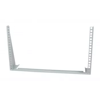 ALLNET Serie SMW Armadio a parete 19 pollici 4U profondità 276mm grigio chiaro (RAL 7035) con porta in vetro di sicurezza