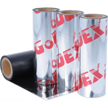 Godex Nastro trasferimento termico cera/resina nero 57mm x 74m