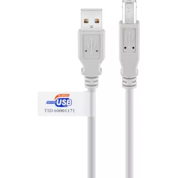 Goobay cavo USB 2.0 2m grigio