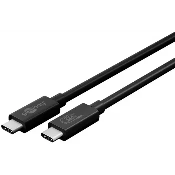 Goobay cavo Sync & Charge USB-C, USB4 Gen 3x2, 240 W, 0,7 m