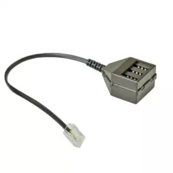 ROLINE Secomp adattatore telefonico RJ-45 (M) su TAE-NFN (F) nero