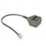 ROLINE Secomp adattatore telefonico RJ-45 (M) su TAE-NFN (F) nero