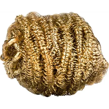Goobay 72360 pulitore per punte di saldatura, lana di ottone, argento