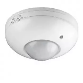 Goobay rilevatore di movimento a infrarossi (PIR), rilevamento 360°, portata 6 m, montaggio a soffitto, altezza di montaggio 2,2-4 m, 230 V AC, IP20 per interni, bianco (95172)
