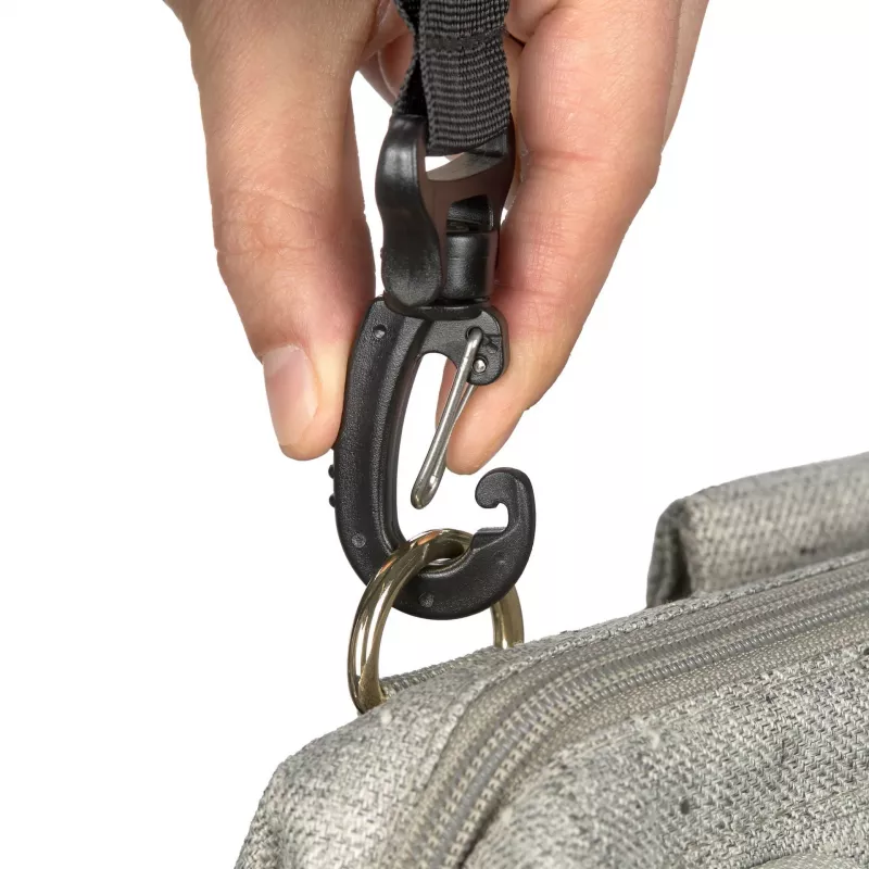 Lassig Casual Label ganci universali per passeggino set da 2 nero LHO01