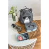Lassig About Friends Raccoon Set portapranzo e borraccia Tritan 460 ml