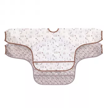 Lassig Tiny Farmer Goose Set bavaglino a maniche lunghe 6m+
