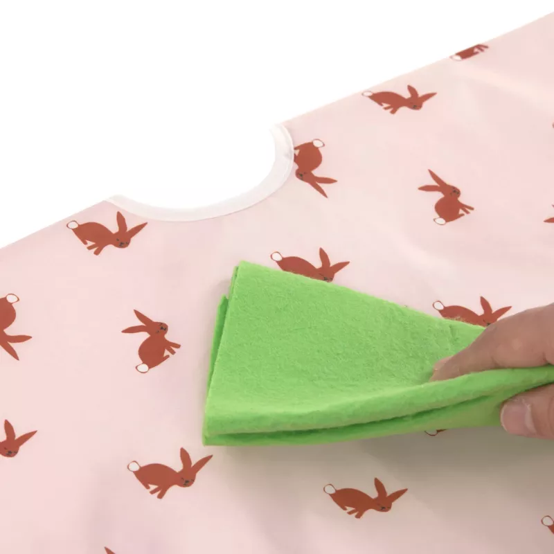 Lassig Little Forest Bunny Set bavaglino a maniche lunghe 6m+