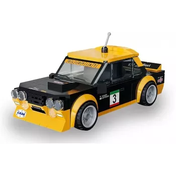 Jamara CaDA Fiat Abarth 131 1:24 set di costruzioni mattoncini nero (402921)
