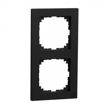 Merten cornice M-Pure 2 moduli nero opaco MEG4020-3603