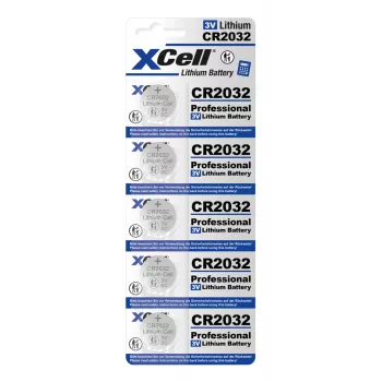 XCell CR2032 pila a bottone - batteria a moneta al litio 3V (145538)