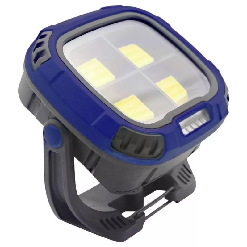 XCell Work lampada da lavoro LED a batteria ricaricabile Dual 1580 lumen 4 modalità luce magnetica