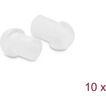 Protezione antipolvere Delock per connettore TOSLINK, plastica, 10 pezzi, trasparente