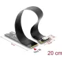 Convertitore Delock M.2 Key M a 1 x OCuLink SFF-8612 con cavo da 20 cm