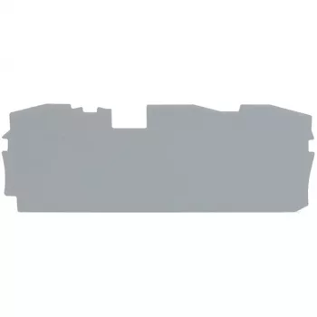 Piastra di chiusura e intermedia WAGO 2016-1391, grigio, spessore 1 mm