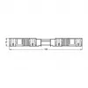 Connettore WAGO 770-113, maschio, dritto, 2 poli, 250 V, nero, WINSTA MINI