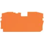 Piastra terminale e intermedia WAGO 2010-1292, arancione, spessore 1 mm, lunghezza 67,2 mm, altezza 33,5 mm, per serie TOPJOB® S 2010