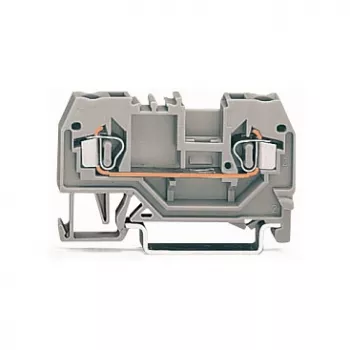 Morsetto passante WAGO 280-901, 2 conduttori, 2,5 mm², CAGE CLAMP, grigio
