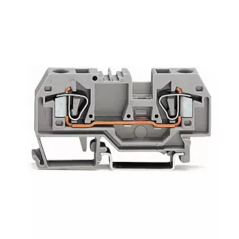 WAGO 282-901 Morsetto passante a 2 conduttori, 6 mm, grigio
