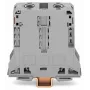 Morsetto per guida DIN WAGO 285-195 CAGE CLAMP®, 2 conduttori, 125A, 1000V, grigio
