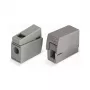 Morsetto WAGO 224-101 a 1 conduttore 2 vie push-in CAGE CLAMP, 400 V, 24 A, 0,5-2,5 mm², trasparente/grigio