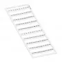Striscia di marcatura WAGO 793-5566, passo 5 mm, non stampata, bianco, 100 pezzi, per morsetti serie 2001-2020