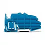 WAGO 2009-305 - blu - 7,5 mm - 96 mm - 42,5 mm - 13,319 g