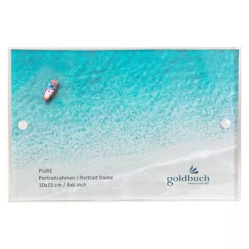 Goldbuch Pure cornice in vetro acrilico 10x15 cm trasparente verticale