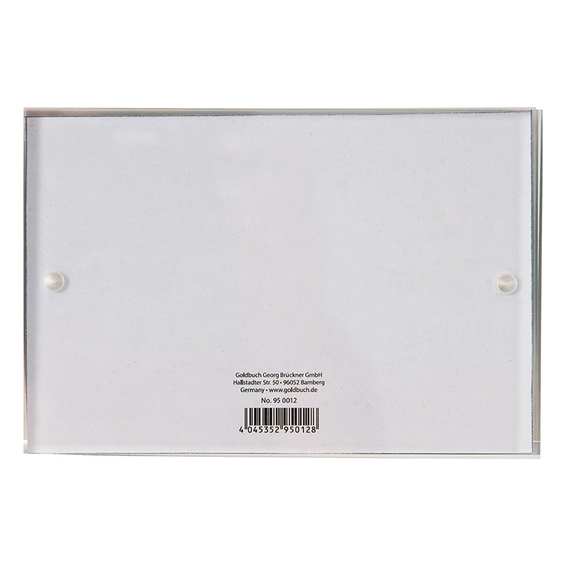 Goldbuch Pure cornice in vetro acrilico 10x15 cm trasparente verticale
