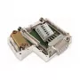 WAGO 750-963 modulo di connessione D-Sub, 9 poli femmina, grigio, IP20, per WAGO I/O System 750