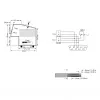 WAGO 750-963 modulo di connessione D-Sub, 9 poli femmina, grigio, IP20, per WAGO I/O System 750