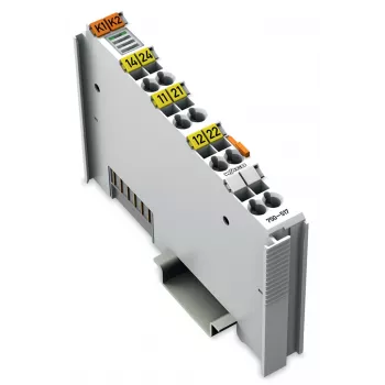 WAGO 750-517 - modulo di uscita relè a 2 canali, isolamento 1,5 kV, 24 VDC, guida DIN