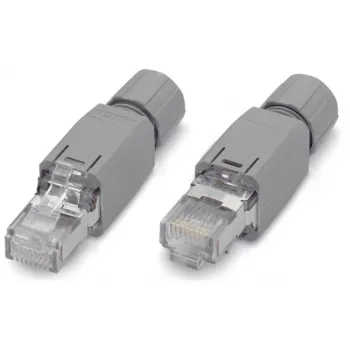 WAGO 750-975 connettore maschio per cavo di sistema RJ-45 per WAGO I/O System 750, grigio, IP20