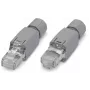 WAGO 750-975 connettore maschio per cavo di sistema RJ-45 per WAGO I/O System 750, grigio, IP20