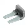 WAGO 285-450 ponticello trasversale isolato, grigio, a 2 poli
